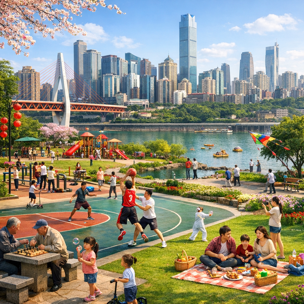 Transforming Chongqing’s Wastelands into Vibrant Community Parks