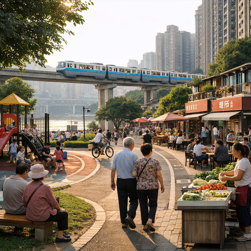 Chongqing’s ’15-Minute Life Circles’: Enhancing Community Living