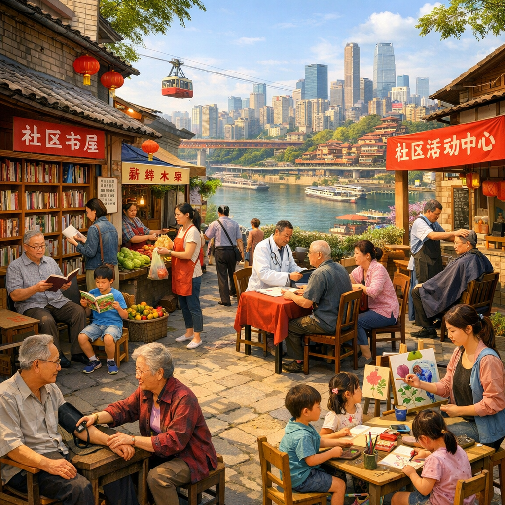 Chongqing’s ’15-Minute Life Circles’ Enhance Community Services